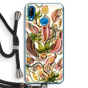 CaseCompany Haeckel Nepenthaceae: Huawei P20 Lite Transparant Hoesje met koord