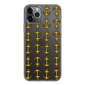 CaseCompany Musketon Anchor: iPhone 11 Pro Transparant Hoesje