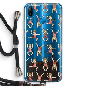 CaseCompany Gymboys: Huawei P20 Lite Transparant Hoesje met koord