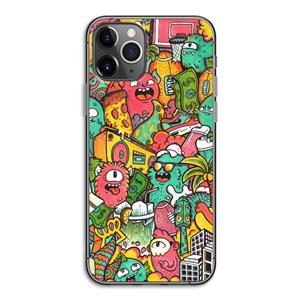 CaseCompany Vexx City: iPhone 11 Pro Transparant Hoesje