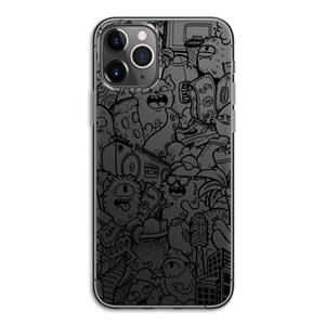 CaseCompany Vexx Black City : iPhone 11 Pro Transparant Hoesje