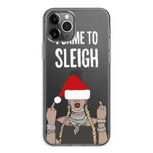 CaseCompany Came To Sleigh: iPhone 11 Pro Transparant Hoesje