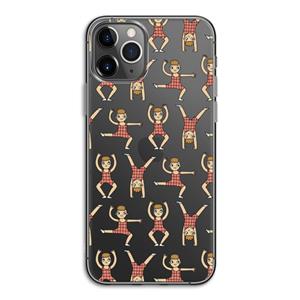 CaseCompany Gymboys: iPhone 11 Pro Transparant Hoesje