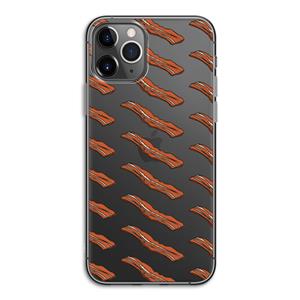 CaseCompany Bacon to my eggs #2: iPhone 11 Pro Transparant Hoesje