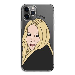 CaseCompany Mary Kate: iPhone 11 Pro Transparant Hoesje