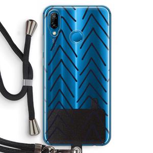 CaseCompany Marrakech Arrows: Huawei P20 Lite Transparant Hoesje met koord