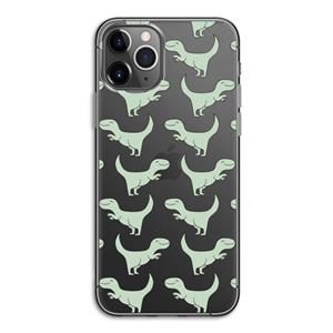 CaseCompany Dinos: iPhone 11 Pro Transparant Hoesje
