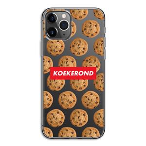CaseCompany Koekerond: iPhone 11 Pro Transparant Hoesje