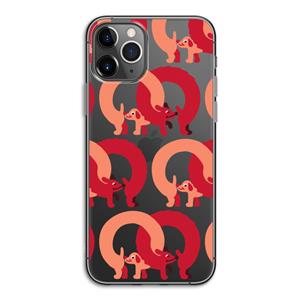 CaseCompany Dogs: iPhone 11 Pro Transparant Hoesje