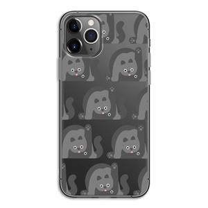 CaseCompany Cats: iPhone 11 Pro Transparant Hoesje