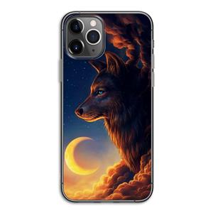 CaseCompany Night Guardian: iPhone 11 Pro Transparant Hoesje