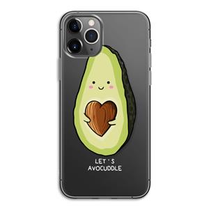 CaseCompany Avocuddle: iPhone 11 Pro Transparant Hoesje