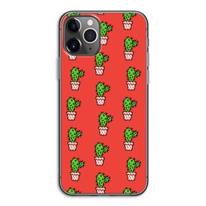 CaseCompany Mini cactus: iPhone 11 Pro Transparant Hoesje