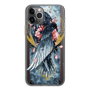 CaseCompany Golden Raven: iPhone 11 Pro Transparant Hoesje