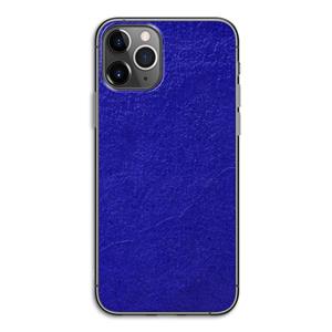 CaseCompany Majorelle Blue: iPhone 11 Pro Transparant Hoesje