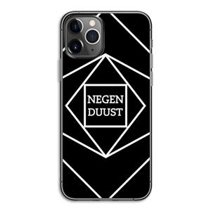 CaseCompany Negenduust geometrisch: iPhone 11 Pro Transparant Hoesje