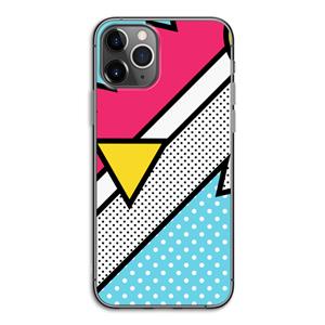 CaseCompany Pop Art #3: iPhone 11 Pro Transparant Hoesje
