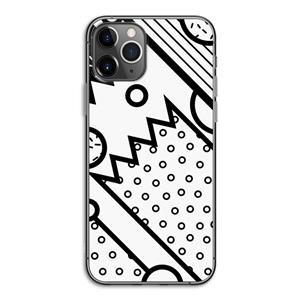 CaseCompany Pop Art #4: iPhone 11 Pro Transparant Hoesje