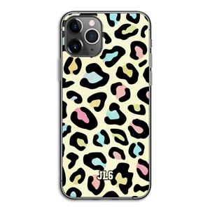 CaseCompany Leopard pattern: iPhone 11 Pro Transparant Hoesje