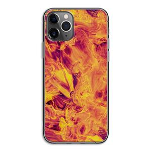CaseCompany Eternal Fire: iPhone 11 Pro Transparant Hoesje