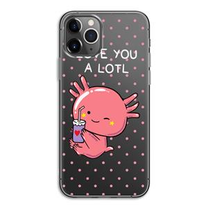 CaseCompany Love You A Lotl: iPhone 11 Pro Transparant Hoesje