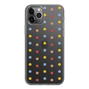 CaseCompany Bollen: iPhone 11 Pro Transparant Hoesje