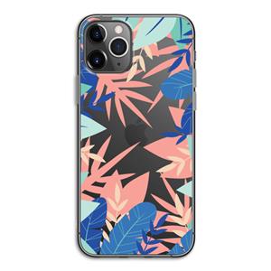 CaseCompany Tropisch: iPhone 11 Pro Transparant Hoesje