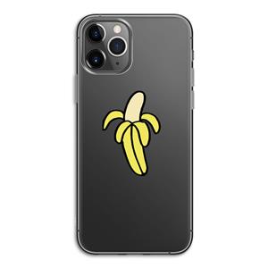 CaseCompany Banana: iPhone 11 Pro Transparant Hoesje
