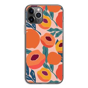 CaseCompany Perzik: iPhone 11 Pro Transparant Hoesje