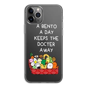CaseCompany Bento a day: iPhone 11 Pro Transparant Hoesje