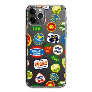 CaseCompany Fruitsticker: iPhone 11 Pro Transparant Hoesje