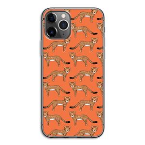 CaseCompany Cheetah: iPhone 11 Pro Transparant Hoesje