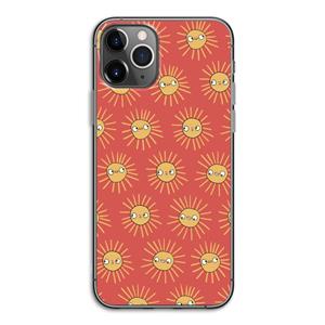 CaseCompany Zon: iPhone 11 Pro Transparant Hoesje