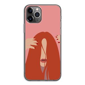 CaseCompany Woke up like this: iPhone 11 Pro Transparant Hoesje