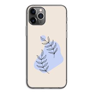 CaseCompany Leaf me if you can: iPhone 11 Pro Transparant Hoesje