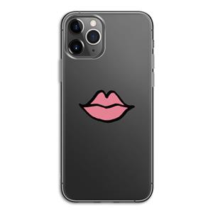 CaseCompany Kusje: iPhone 11 Pro Transparant Hoesje