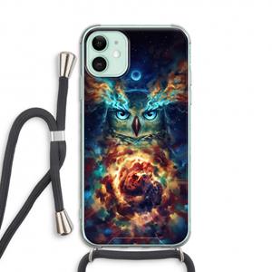 CaseCompany Aurowla: iPhone 11 Transparant Hoesje met koord