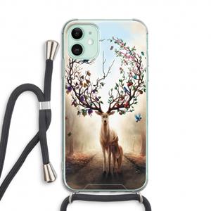 CaseCompany Seasons Change: iPhone 11 Transparant Hoesje met koord