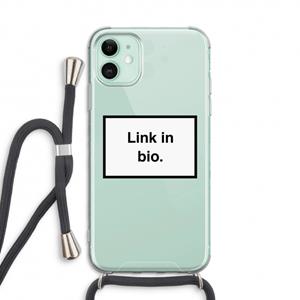CaseCompany Link in bio: iPhone 11 Transparant Hoesje met koord