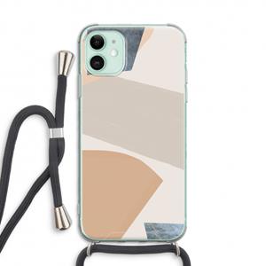 CaseCompany Formo: iPhone 11 Transparant Hoesje met koord
