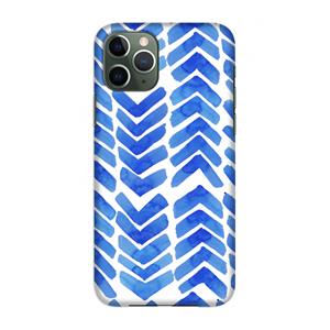 CaseCompany Blauwe pijlen: Volledig geprint iPhone 11 Pro Hoesje
