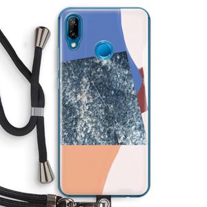 CaseCompany Billy: Huawei P20 Lite Transparant Hoesje met koord