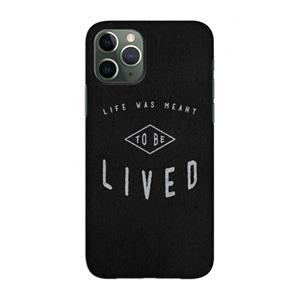 CaseCompany To be lived: Volledig geprint iPhone 11 Pro Hoesje