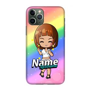CaseCompany Chibi Maker vrouw: Volledig geprint iPhone 11 Pro Hoesje