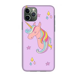CaseCompany Roze eenhoorn: Volledig geprint iPhone 11 Pro Hoesje