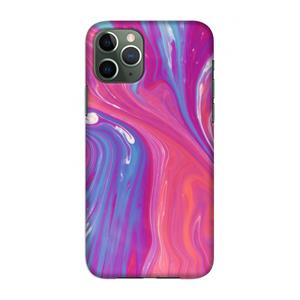 CaseCompany Paarse stroom: Volledig geprint iPhone 11 Pro Hoesje