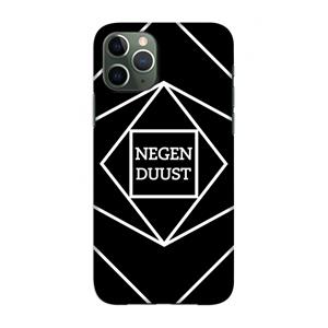 CaseCompany Negenduust geometrisch: Volledig geprint iPhone 11 Pro Hoesje