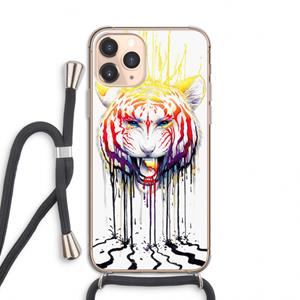 CaseCompany Fading: iPhone 11 Pro Transparant Hoesje met koord