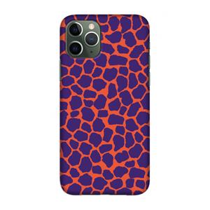 CaseCompany Purple Giraffe: Volledig geprint iPhone 11 Pro Hoesje