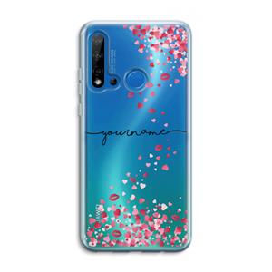 CaseCompany Hartjes en kusjes: Huawei P20 Lite (2019) Transparant Hoesje